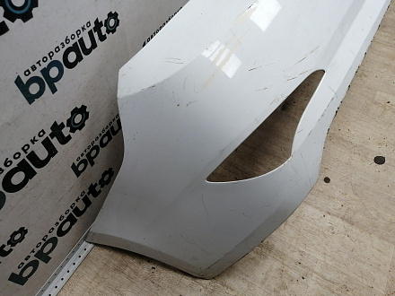 BA000140; Бампер задний; без паркт. (86611-4L500) для Hyundai Solaris I рест. Sedan (2014- 2016)/БУ; Оригинал; Р1, Мелкий дефект; 