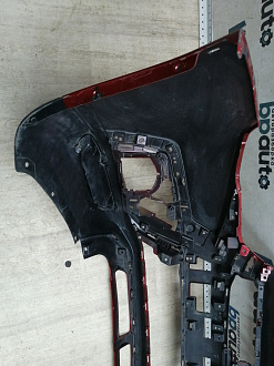 AA045833; Бампер передний; без паркт.; без омыват. (6400J025ZZ) для Mitsubishi ASX I рест.2 (2016- 2019)/БУ; Оригинал; Р1, Мелкий дефект; 