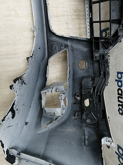 AA045625; Бампер передний; под паркт.; под омыват. (4G0 807 437) для Audi A6 C7/БУ; Оригинал; Р1, Мелкий дефект; 