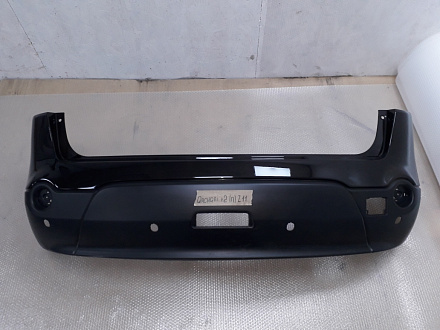 AA005450; Бампер задний; под паркт. (85022-EY10H) для Nissan Qashqai/БУ; Оригинал; Р0, Хорошее; Z11, Черный перламутр