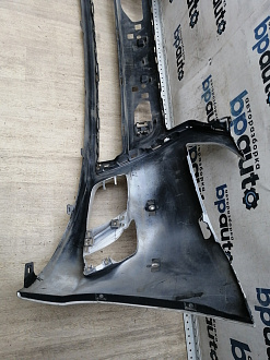 BA000272; Бампер передний; под паркт.; под омыват. (52119-50E80) для Lexus LS IV рест. 2 (2012- 2017)/БУ; Оригинал; Р1, Мелкий дефект; 