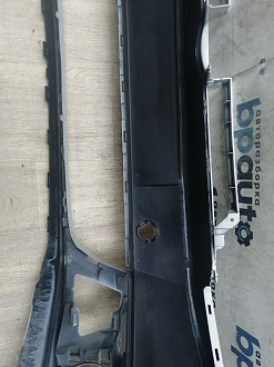 AA045975; Бампер передний; без паркт.; под омыват. (5K0807221) для Volkswagen Golf/БУ; Оригинал; Р1, Мелкий дефект; 