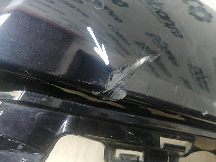 AA045977; Бампер передний; без паркт.; под омыват. (5K0807221) для Volkswagen Golf/БУ; Оригинал; Р1, Мелкий дефект; 