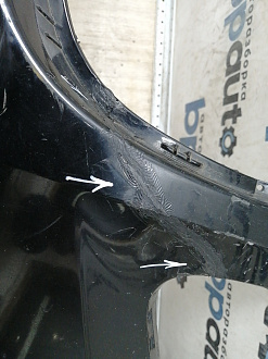 AA044988; Бампер передний; без паркт.; без омыват. (86511-2H000) для Hyundai Elantra IV (HD) (2006-2011)/БУ; Оригинал; Р1, Мелкий дефект; 