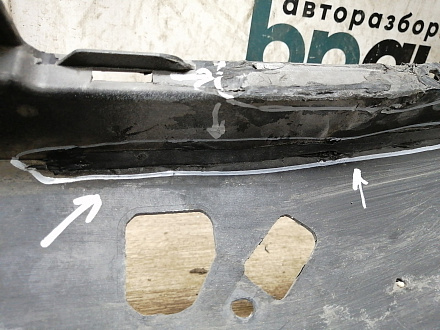 AA030291; Бампер передний; под паркт.; под омыват. (62022-1ME0H) для Infiniti/БУ; Оригинал; Р2, Удовлетворительное; 