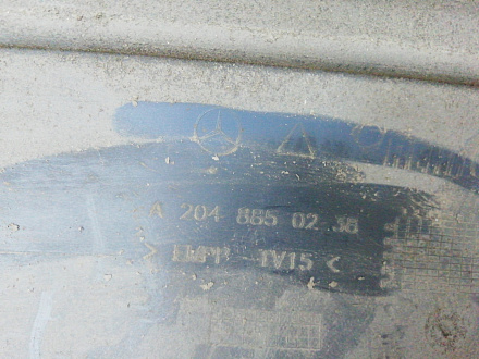 AA001794; Бампер задний; под паркт. (A2048850238) для Mercedes-Benz C-klasse III (W204) (2006-2011)/БУ; Оригинал; Р0, Хорошее; 
