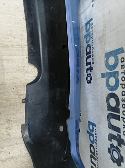 AA046071; Бампер задний, узкий молдинг; под паркт. (85022-BC640) для Nissan Micra III (K12) рест. (2007-2010)/БУ; Оригинал; Р1, Мелкий дефект; 