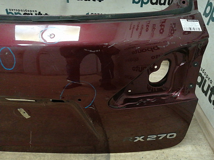 AA037910; Крышка багажника (67005-48601) для Lexus RX 450h/БУ; Оригинал; Р2, Удовлетворительное; 