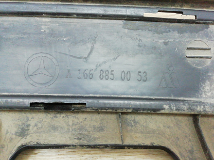 AA002321; Юбка заднего бампера, AMG (A1668850053) для Mercedes-Benz M-klasse III (W166) (2011-2015)/БУ; Оригинал; Р0, Хорошее; 