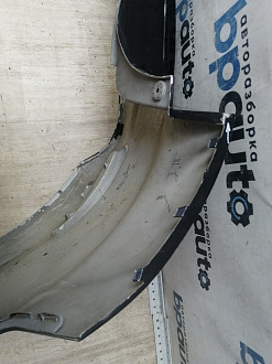 AA046257; Бампер задний; без паркт. (BS71-F17906-A) для Ford Mondeo Sedan IV рест. (2010- 2014)/БУ; Оригинал; Р1, Мелкий дефект; 