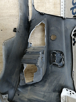 AA045589; Бампер передний; без паркт.; под омыват. (8K0 807 437 AC) для Audi A4 B8/БУ; Оригинал; Р2, Удовлетворительное; 