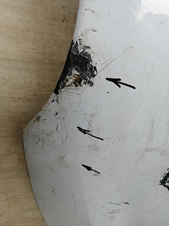 AA045258; Бампер передний; без паркт.; без омыват. ( BB5317C831) для Ford Explorer V (2011-2015)/БУ; Оригинал; Р2, Удовлетворительное; 