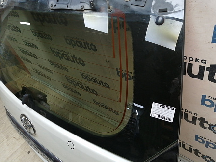 AA044896; Крышка багажника (67005-60F50) для Toyota Land Cruiser Prado 150 (2010 — 2013)/БУ; Оригинал; Р1, Мелкий дефект; (070) Белый перламутр 3х. сл.
