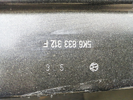 AA018692; Дверь задняя правая (5K6833056K) для Volkswagen Golf VI HB 5D (2008- 2012)/БУ; Оригинал; Р0, Хорошее; (LC9X) Чёрный перлам.
