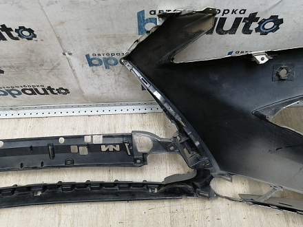 AA046301; Бампер передний; под паркт.; под омыват. (52119-48D40) для Lexus RX IV (2016 — 2019)/БУ; Оригинал; Р1, Мелкий дефект; 