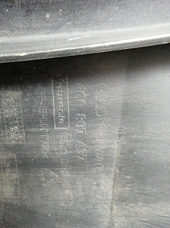 AA045630; Бампер передний; под паркт.; под омыват. (4G0 807 437) для Audi A6 C7/БУ; Оригинал; Р1, Мелкий дефект; 