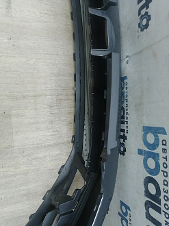 AA045976; Бампер передний; без паркт.; под омыват. (5K0807221) для Volkswagen Golf/БУ; Оригинал; Р1, Мелкий дефект; 