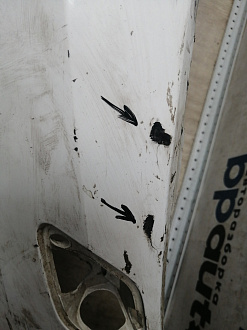 BA000246; Бампер передний; без паркт.; под омыват. (5M0807221N) для Volkswagen Golf Plus II (2009-2014)/БУ; Оригинал; Р2, Удовлетворительное; 