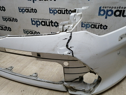 BA000121; Бампер передний; под паркт.; под омыват. (52119-06C40) для Toyota Camry/БУ; Оригинал; Р1, Мелкий дефект; 