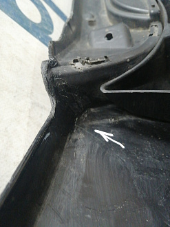 AA045256; Бампер передний; под паркт.; без омыват. ( BB5317C831) для Ford Explorer V (2011-2015)/БУ; Оригинал; Р1, Мелкий дефект; 