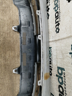 AA035581; Бампер передний; под паркт.; под омыват. (52119-60B20) для Toyota Land Cruiser 200 (2008 — 2012)/БУ; Оригинал; Р1, Мелкий дефект; 