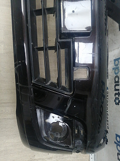 AA045991; Бампер передний; без паркт.; под омыват. (62022-EM00H) для Nissan Tiida/БУ; Оригинал; Р1, Мелкий дефект; 