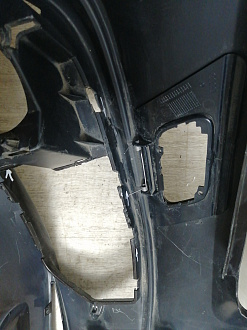 BA000256; Бампер передний, S-line; без паркт.; под омыват. (8R0 807 437 AC) для Audi Q5 I рест. (2012-2017)/БУ; Оригинал; Р1, Мелкий дефект; 