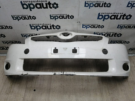 AA045915; Бампер передний; без паркт.; без омыват. (52119-02A90) для Toyota Auris I рест. (2010- 2013)/БУ; Оригинал; Р1, Мелкий дефект; 