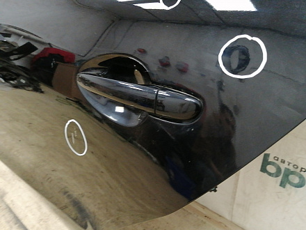 AA037326; Дверь задняя левая (B45A73010) для Mazda 3 BM/БУ; Оригинал; Р1, Мелкий дефект; (41W) Чёрный перламутр