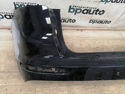 AA001086; Бампер задний; под паркт. (7P5 807 421 B) для Porsche Cayenne II рест. (958) (2014-2018)/БУ; Оригинал; Р1, Мелкий дефект; 