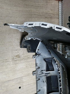 AA045918; Бампер передний; без паркт.; без омыват. (2803127XKQ11A) для Haval F7 I рест. (2022-н.в.)/БУ; Оригинал; Р1, Мелкий дефект; 