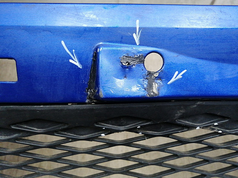 Фотография детали AA046109; Бампер передний; под омыват. (52119-F4010) для Toyota C-HR (2016- 2019)/БУ; Оригинал; Р2, Удовлетворительное; . Фото номер 13