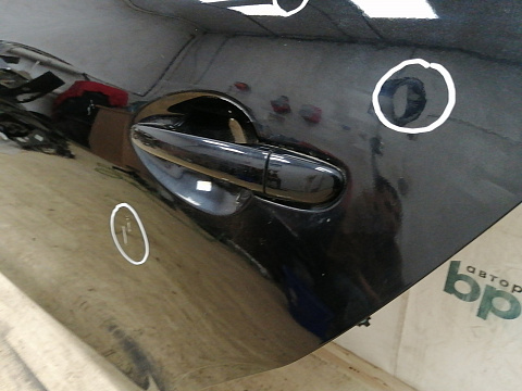 Фотография детали AA037326; Дверь задняя левая (B45A73010) для Mazda 3 BM/БУ; Оригинал; Р1, Мелкий дефект; (41W) Чёрный перламутр. Фото номер 10