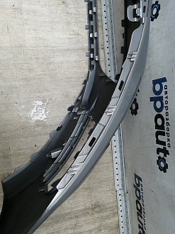 BA000229; Бампер передний; под паркт.; под омыват. (5G0807221) для Volkswagen Golf/БУ; Оригинал; Р1, Мелкий дефект; 