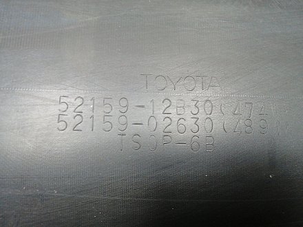 AA044425; Бампер задний; под паркт. (52159-12B30) для Toyota Corolla 150 рест. (2010-2013)/БУ; Оригинал; Р1, Мелкий дефект; 