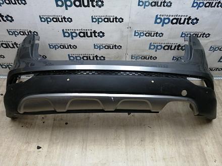 AA045337; Бампер задний (86611-2W000) для Hyundai Santa Fe III (2012 - 2015)/БУ; Оригинал; Р1, Мелкий дефект; 