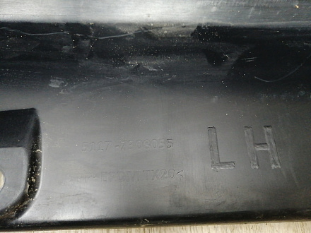 BA000126; Накладка порога левая (51177308055) для BMW Х5 III (F15) (2013-2018)/БУ; Оригинал; Р0, Хорошее; 