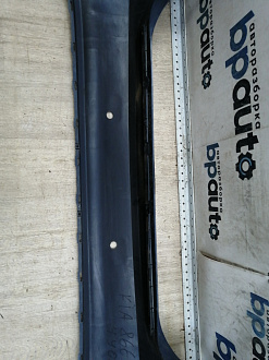 AA046113; Бампер задний; под паркт. (86611-4Y000) для Kia Rio III Sedan (2011- 2015)/БУ; Оригинал; Р1, Мелкий дефект; 