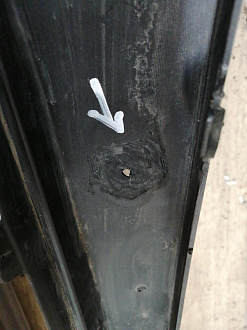 AA038414; Бампер передний; под паркт.; под омыват. (GSH7-50031) для Mazda 6 III (GJ) рест. 2 (2018-2024)/БУ; Оригинал; Р1, Мелкий дефект; 