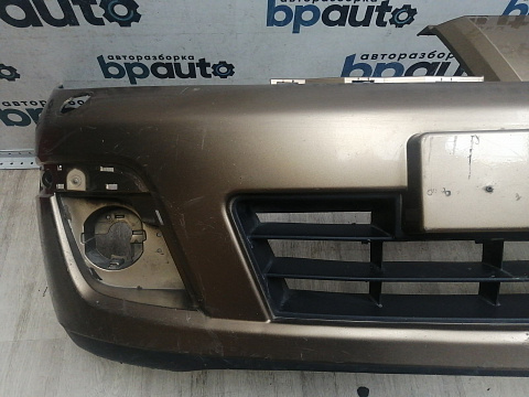 Фотография детали AA045992; Бампер передний; без паркт.; под омыват. (62022-EM00H) для Nissan Tiida/БУ; Оригинал; Р1, Мелкий дефект; . Фото номер 7