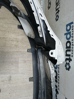 BA000272; Бампер передний; под паркт.; под омыват. (52119-50E80) для Lexus LS IV рест. 2 (2012- 2017)/БУ; Оригинал; Р1, Мелкий дефект; 