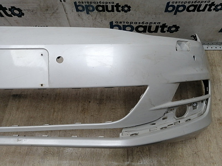 BA000227; Бампер передний; под паркт.; под омыват. (5G0807221) для Volkswagen Golf/БУ; Оригинал; Р1, Мелкий дефект; 