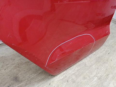 Фотография детали AA043236; Дверь задняя правая (6R4 833 056 J) для Volkswagen Polo V Hatchback (2009-2013)/БУ; Оригинал; Р2, Удовлетворительное; . Фото номер 4