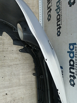 AA044525; Бампер передний; без паркт.; под омыват. (52119-4A904) для Toyota Rav4 40 (2013 — 2015)/БУ; Оригинал; Р1, Мелкий дефект; 