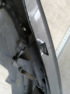 BA000167; Бампер передний; под паркт.; под омыват. (4G0 807 437) для Audi A6 C7/БУ; Оригинал; Р1, Мелкий дефект; 