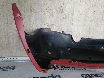 AA046072; Бампер задний, узкий молдинг; под паркт. (85022-BC640) для Nissan Micra III (K12) рест. (2007-2010)/БУ; Оригинал; Р1, Мелкий дефект; 