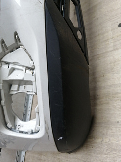 AA045686; Бампер передний, Track-Field; без паркт.; под омыват. (5N0807221T) для Volkswagen Tiguan I рест. (2011- 2016)/БУ; Оригинал; Р1, Мелкий дефект; 