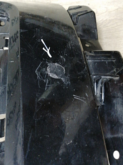 AA044981; Бампер передний; без паркт.; без омыват. (86511-2W000) для Hyundai Santa Fe III (2012 - 2015)/БУ; Оригинал; Р2, Удовлетворительное; 