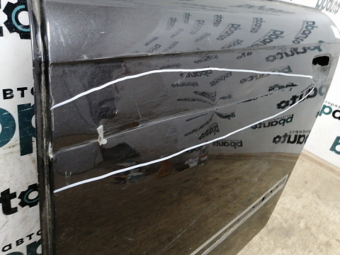 Фотография детали AA022429; Дверь задняя левая (8E0833051J) для Audi A4 B7/БУ; Оригинал; Р2, Удовлетворительное; . Фото номер 2