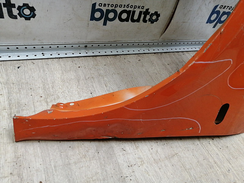 Фотография детали BA000286; Крыло переднее левое (2K0821021) для Volkswagen Caddy III (2004-2010)/БУ; Оригинал; Р2, Удовлетворительное; . Фото номер 7